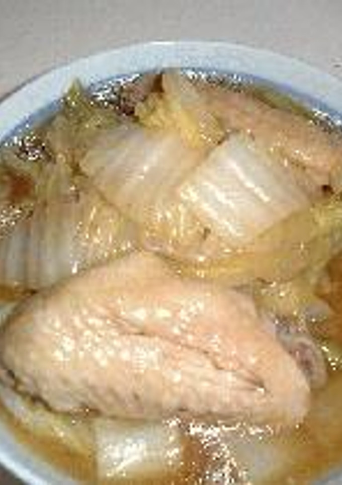 手羽先と白菜の煮物-レシピのメイン写真