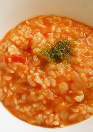 夏バテ防止にも・超簡単トマトリゾット-レシピのメイン写真