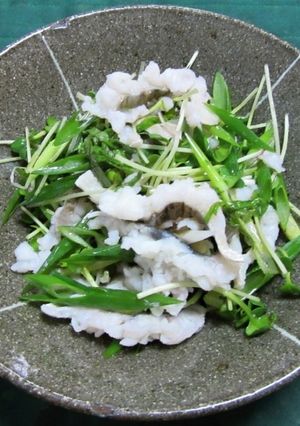 鱧の落としと香味野菜の和風サラダ-レシピのメイン写真