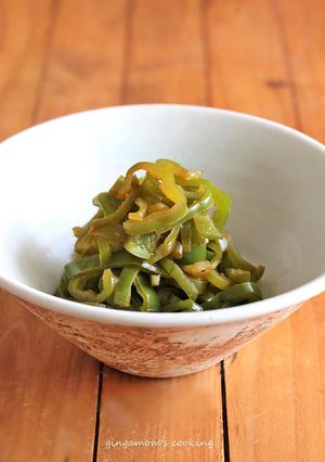 麺つゆケチャ味のピーマンさっと煮-レシピのメイン写真