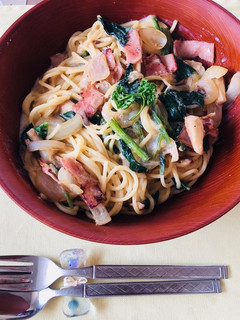濃厚ほうれん草のクリームパスタ-レシピのメイン写真