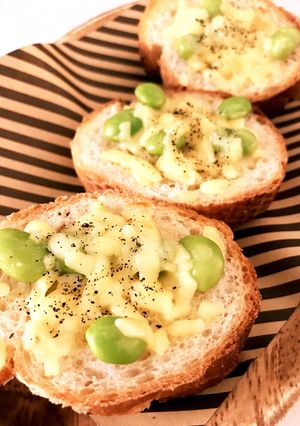 簡単枝豆チーズバケット-レシピのメイン写真