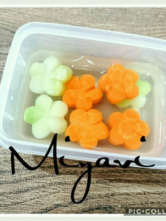 飾り切り人参(野菜)の白だし漬け♡-レシピのメイン写真