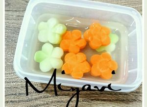 飾り切り人参(野菜)の白だし漬け♡-レシピのメイン写真