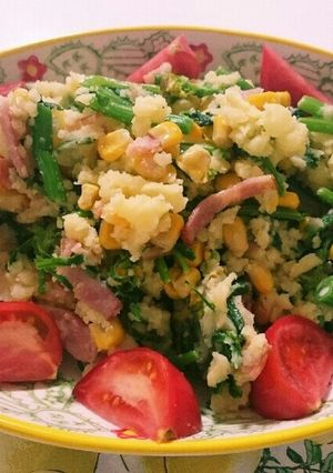菜の花ポテトサラダ-レシピのメイン写真