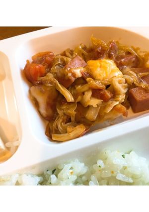 トマト嫌い親子が食べれるトマトカレー炒め-レシピのメイン写真