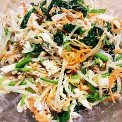 4種野菜とささみのナムル-レシピのメイン写真