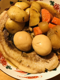 豚の角煮●野菜もいっしょに甘煮-レシピのメイン写真