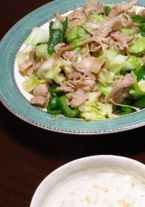 我が家の減塩　肉たっぷり回鍋肉-レシピのメイン写真