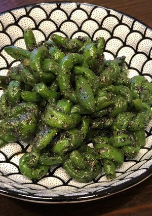 結んじゃった！インゲンの胡麻和え-レシピのメイン写真