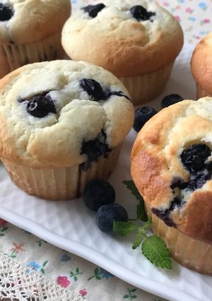ブルーベリーとクリームチーズのマフィン-レシピのメイン写真