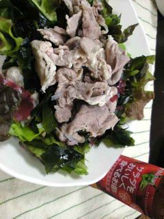 *トマト酢で豚しゃぶサラダ*-レシピのメイン写真