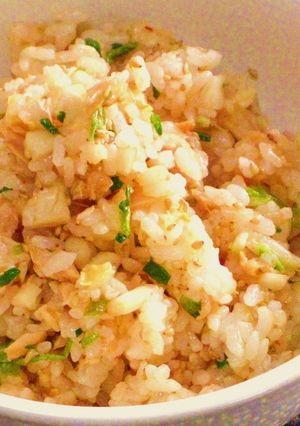 簡単まぜるだけ！キムチ鮭ごはん-レシピのメイン写真