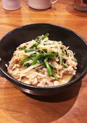 ご飯が進む♪豚肉とニラもやしの担担煮-レシピのメイン写真