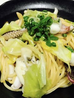 キャベツとイカの和風パスタ☆-レシピのメイン写真