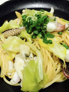 キャベツとイカの和風パスタ☆-レシピのメイン写真