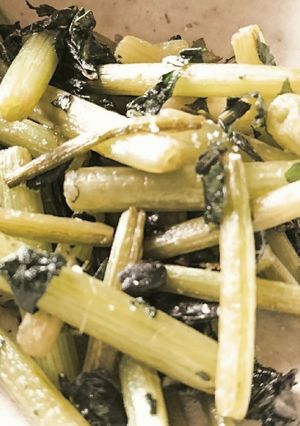 フキのきんぴら炒め-レシピのメイン写真