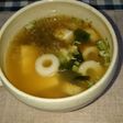 豆腐とちくわのとろろ昆布のお味噌汁