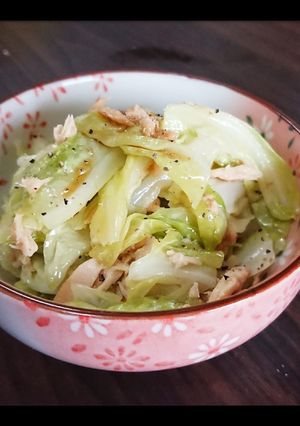 キャベツとツナの炒め物-レシピのメイン写真