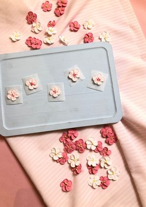 可愛いお花のシュガークラフト-レシピのメイン写真