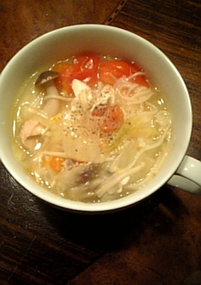 お鍋の後はタイ風～素麺で〆-レシピのメイン写真