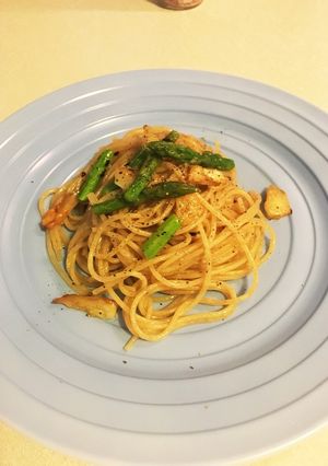 レンジも使って簡単ガーリックオイルパスタ-レシピのメイン写真