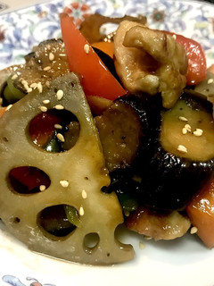 鶏肉と彩り野菜のオイスターソース炒め-レシピのメイン写真