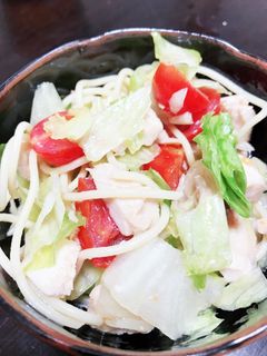 パスタの残りで、簡単サラダパスタ-レシピのメイン写真
