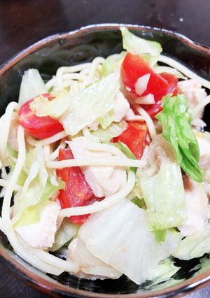 パスタの残りで、簡単サラダパスタ-レシピのメイン写真