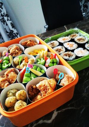 運動会に♬紙カップでかわいい♡お弁当-レシピのメイン写真