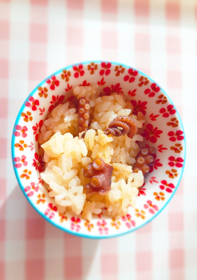 柔らかタコの炊き込みご飯-レシピのメイン写真