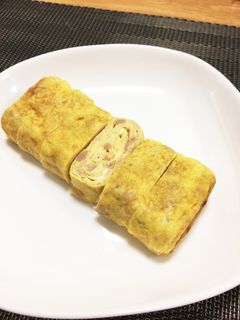 お弁当に♪ ツナ入り玉子焼き-レシピのメイン写真