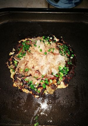 関西風、ふわサクッのスジコンお好み焼き。-レシピのメイン写真