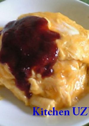 レンジで作るオムライス-レシピのメイン写真