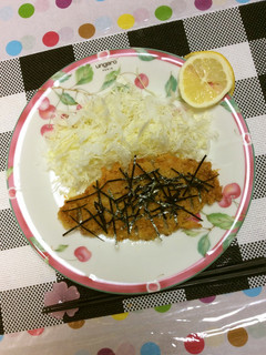 揚げ物に帳消しダイエット刻み海苔&レモン-レシピのメイン写真