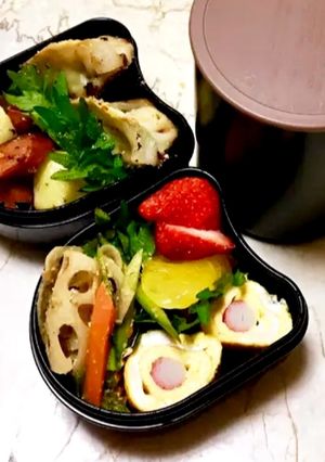 ズボラで愛♡餃子弁当-レシピのメイン写真