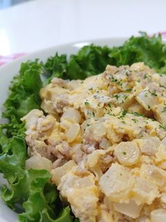 茎みょうが(みょうがたけ)のチーズ卵とじ-レシピのメイン写真
