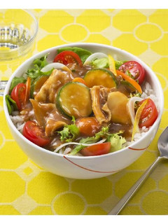長野産ズッキーニで作ろう!サラダカレー丼-レシピのメイン写真