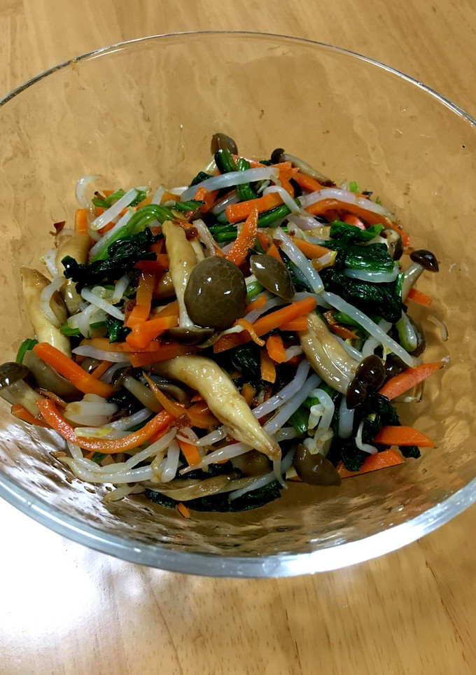 大人の給食☆しめじあえ（和風ゆで野菜）-レシピのメイン写真