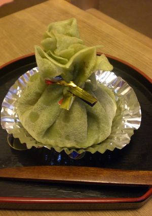 あんこムースの茶巾つつみ♪-レシピのメイン写真