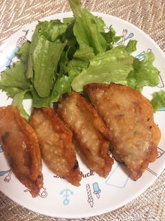 島らっきょうの揚げ餃子(*´ー`*)-レシピのメイン写真