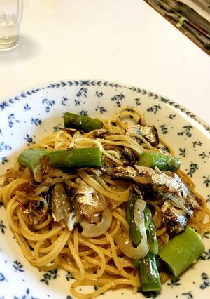 オイルサーディンのパスタ-レシピのメイン写真