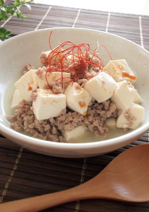 ドレッシングで速攻！麻婆豆腐風-レシピのメイン写真