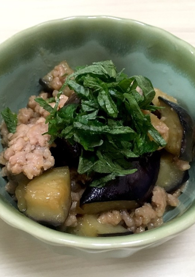 【とても簡単】ナスの肉味噌炒め-レシピのメイン写真