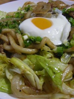 オイスター焼きうどん-レシピのメイン写真
