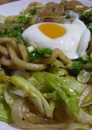 オイスター焼きうどん-レシピのメイン写真