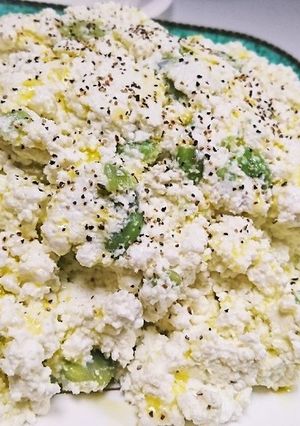 簡単★空豆とカッテージチーズのサラダ-レシピのメイン写真