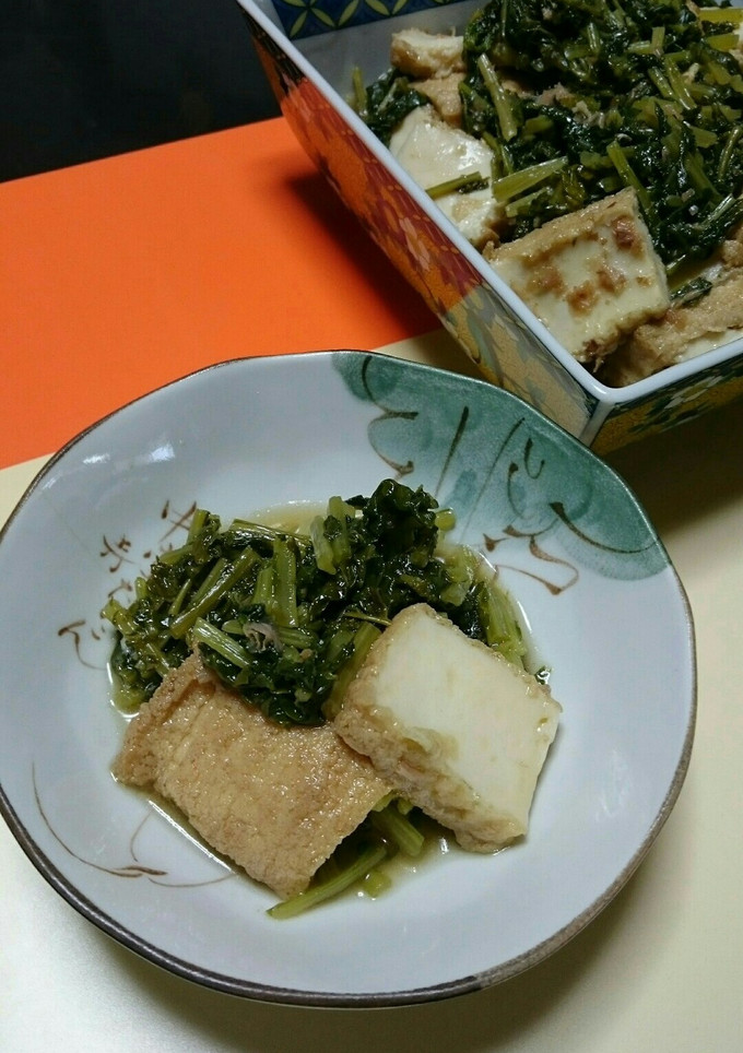 大根菜と厚揚げの炒め煮-レシピのメイン写真