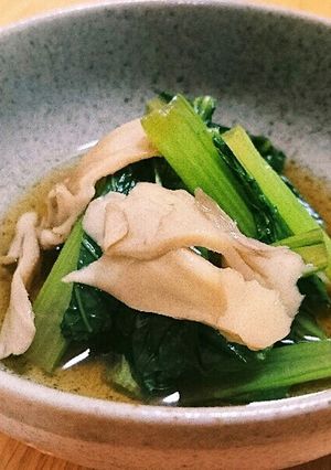 簡単☆舞茸と小松菜の冷やし煮浸し♪-レシピのメイン写真