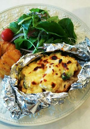 ピザトーストのホイル焼き-レシピのメイン写真